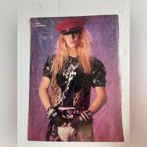 Vintage Vince Neil pinup